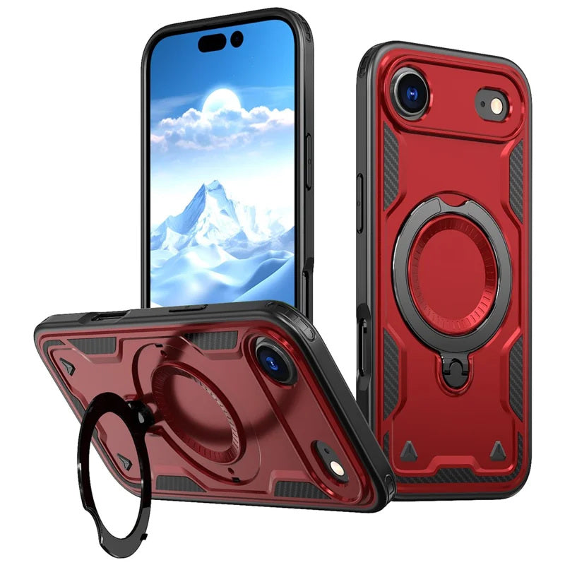 Shockproof Magsafe Kickstand Ring Case for iPhone 17 Air Shockproof Magsafe Kickstand Ring Case for iPhone 17 Air